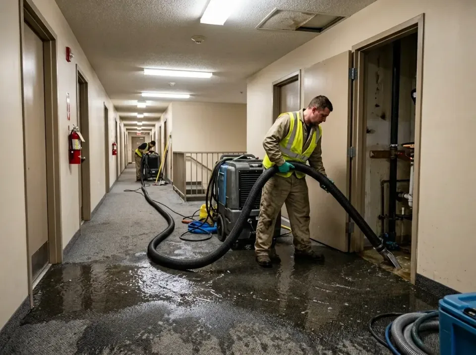 multi-unit-apartment-hallway-f-005 — frequently asked questions, Emergency Burst Pipe Water Extraction & Removal in Frankfor…